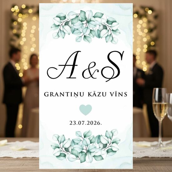 Personalizēta dzēriena etiķete kāzām #9